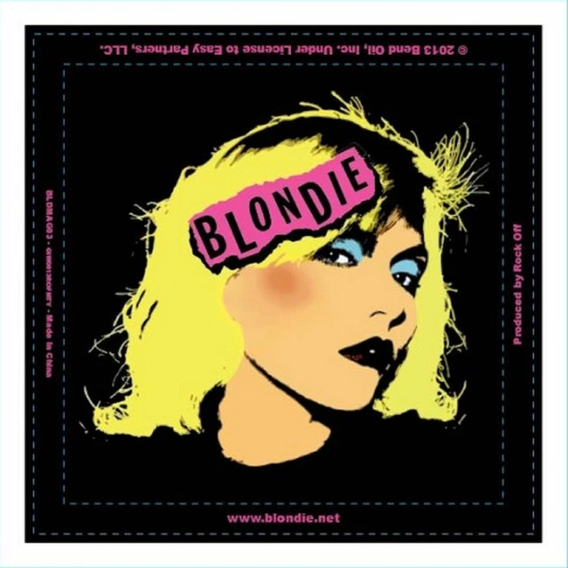 Magnete Frigorifero Blondie Punk Band Logo Nuovo Ufficiale 76mm x 76mm