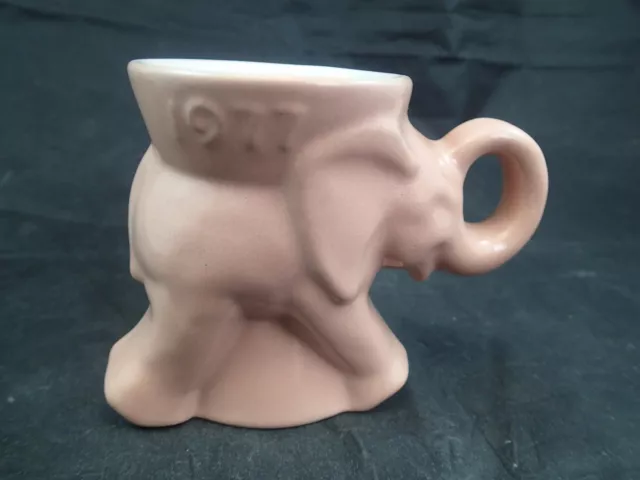 1977 Frankoma Républicain Gop Éléphant Politique Tasse de Collection 2