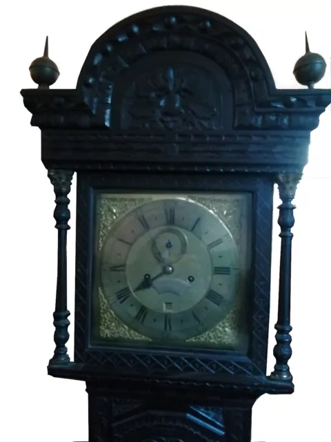 long case grandfather clock by Christopher Goddard of London