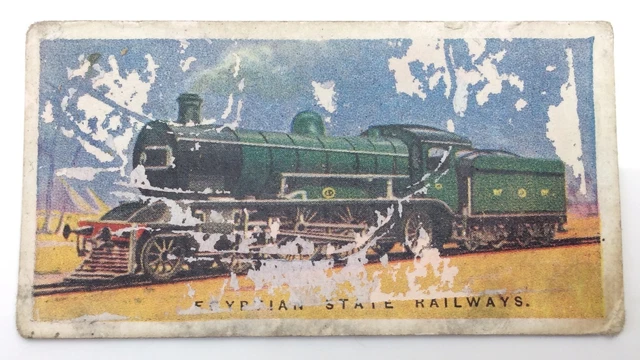 Egyptian State Railway Engines 740-4-4-2 Imperial Tobacco Canada Card 41 F033