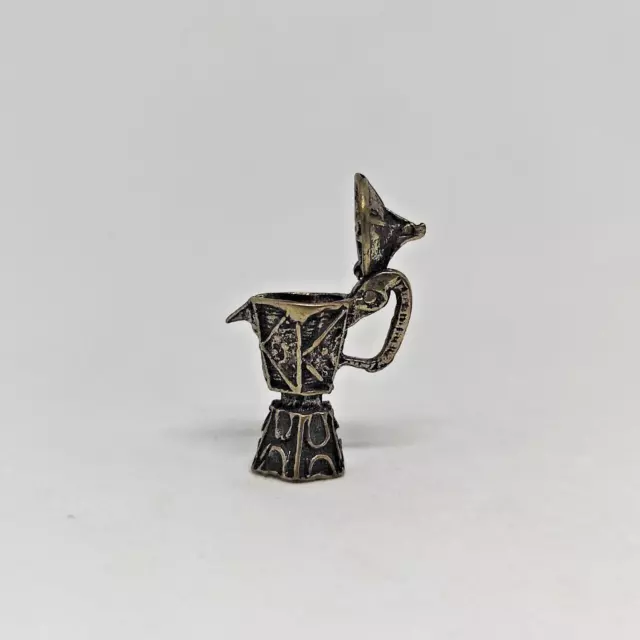 Microfusione vintage in argento 800 Caffettiera