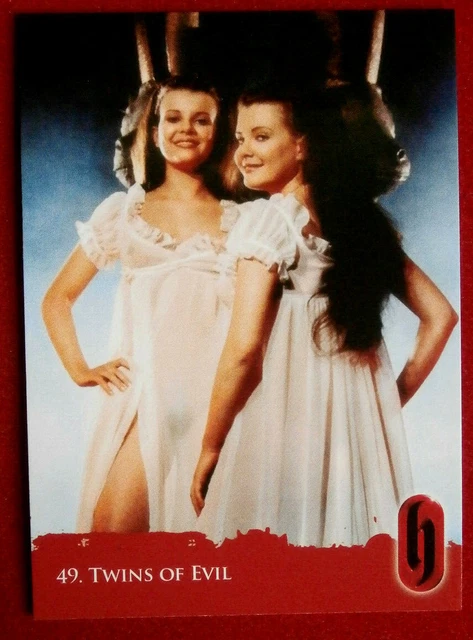 Mary Collison HAMMER HORROR - Series Two - Card #49 - TWINS OF EVIL, Mary & Madeline ...