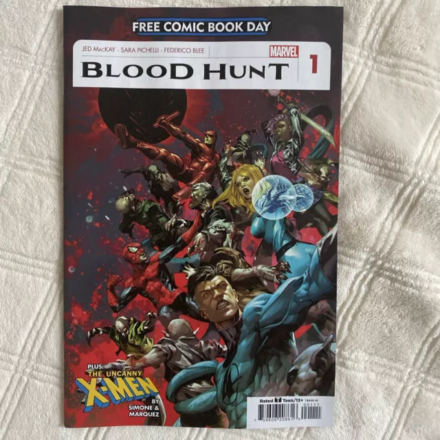 FREE COMIC BOOK DAY 2024 BLOOD HUNT X-MEN 1 FCBD Marvel Comics