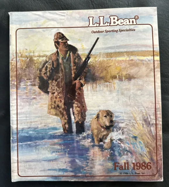 L. L. Bean Fall 1986 Catalog (Excellent Condition)