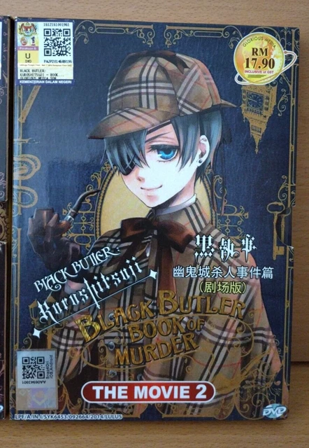 Black Butler Book Of Murders Dvd BLACK BUTLER: BOOK of Murder Movie 1 & 2 (OVA) ~ All Region ~ Anime DVD