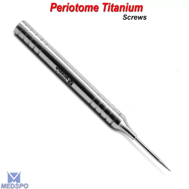 Dental Periotome Extractor Screw Socket Root Extraction Elevator Non Flex Tools