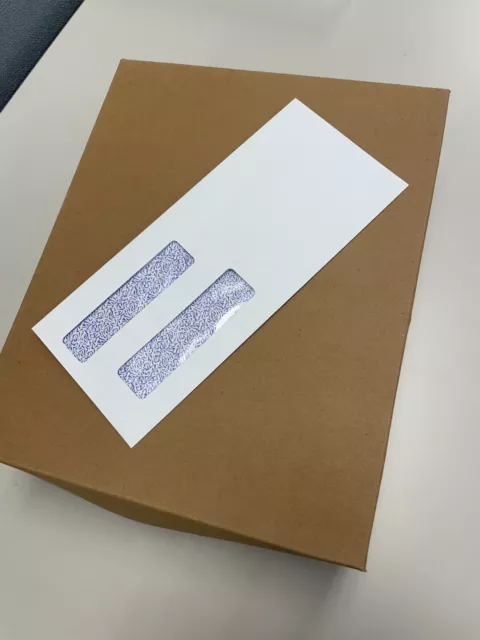 #10 Double Window, Security Envelopes