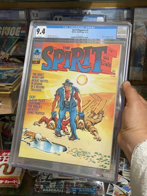 The Spirit Magazine #5 (CGC 9.4 - WARREN 1974) Will Eisner