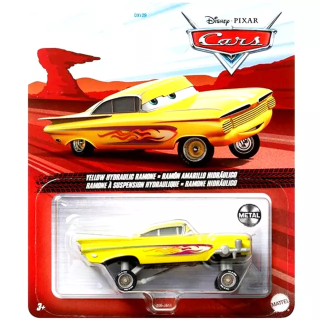 Disney Pixar Cars - Yellow Hydraulic Ramone - Die-Cast Metal Vehicle -1:55 Scale