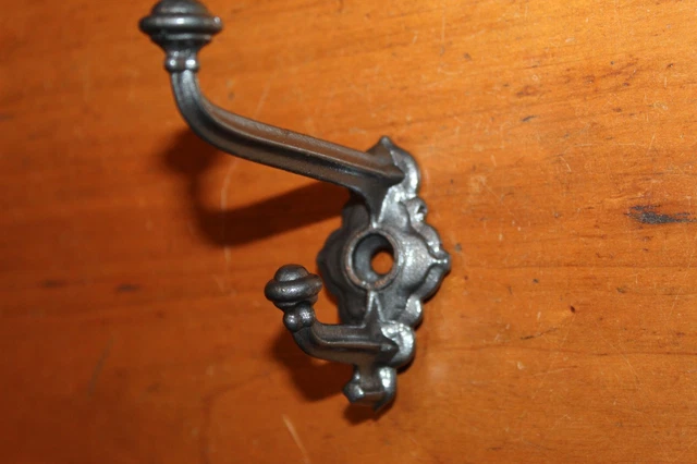 Antique Vintage Decorative Coat Hat Closet Cast Iron Hook N-54
