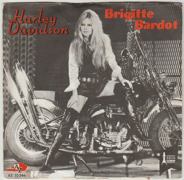 BRIGITTE BARDOT HARLEY Davidson 7