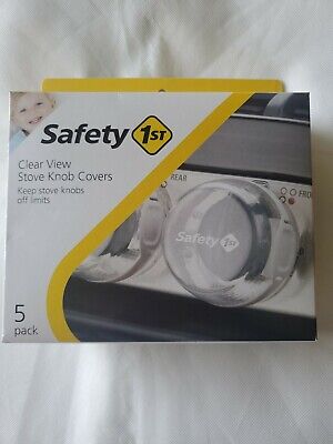 Safety 1st Child Proof Clear View Stove Knob Covers 5 Count