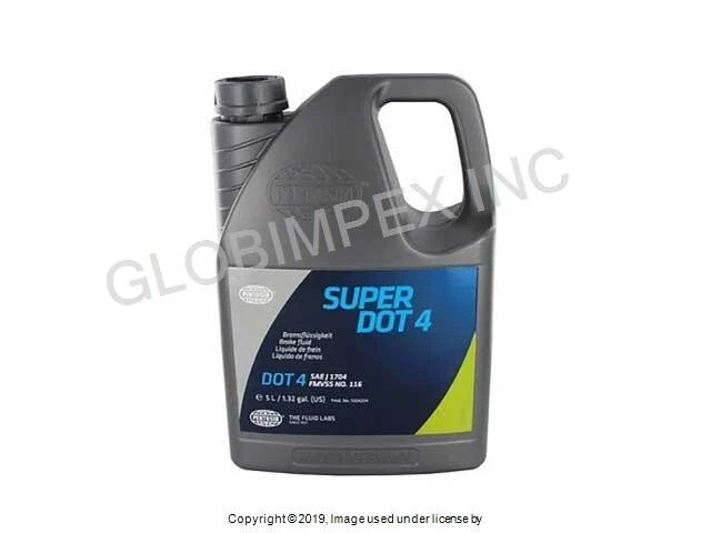 BMW (1967-2003) Brake Fluid - DOT 4 (5 Liter) PENTOSIN OEM + 1 YEAR WARRANTY