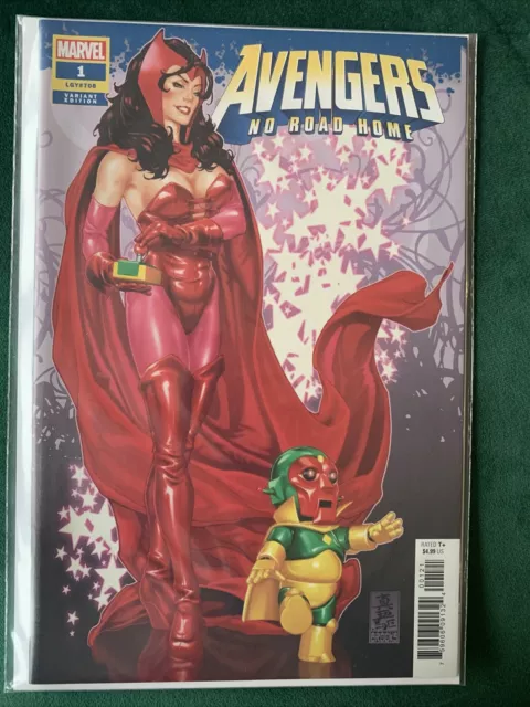Marvel Comics Avengers No Road Home #1 LGY #708 Mark Brooks Wondavision Variant