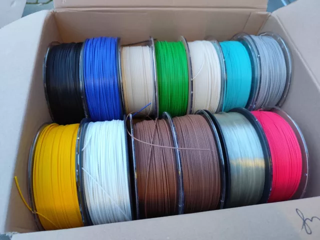 Ca 12,8kg Pla Filament 1,75mm Mit Farbfehlern