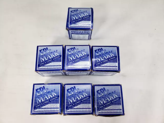 Epi Mark Yarn And Fabric Yellow Orange Green Markers Lot Of 7 Boxes