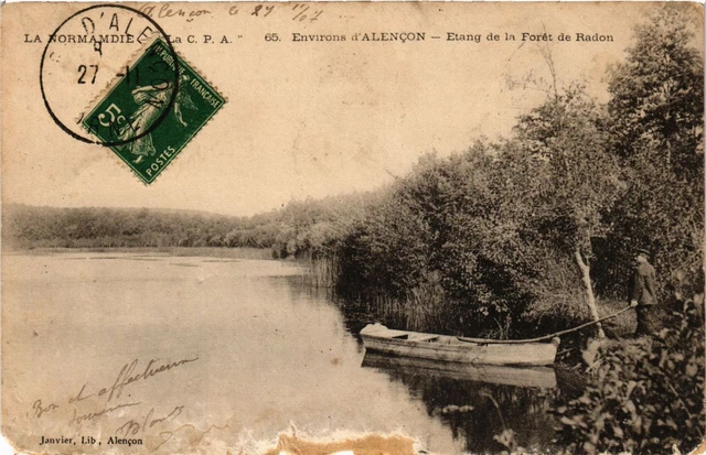 CPA La Normandie - approx. d'ALENCON - Radon Forest Pond (355280)