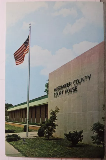 Illinois IL Cairo Alexander County Court House Postcard Old Vintage Card View PC