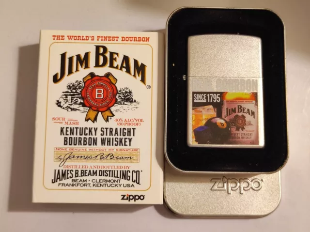 Zippo 24267 Jim Beam Lighter Case - No Inside Guts Insert