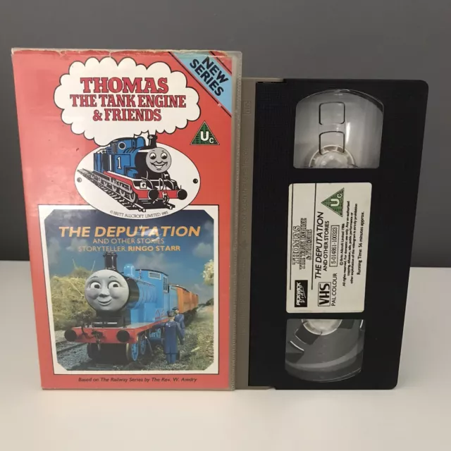 THOMAS THE TANK Engine And Friends - Vhs Video - The Deputation ...