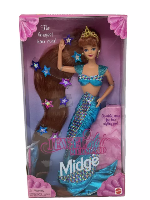 JEWEL HAIR MERMAID Teresa Barbie Doll Vintage Mattel 1995
