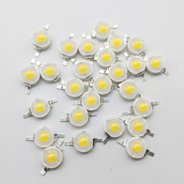 100 Teilige LED Perlen NatüRliches WeißEs LED Licht 1 W Hochleistungs Lampe5837