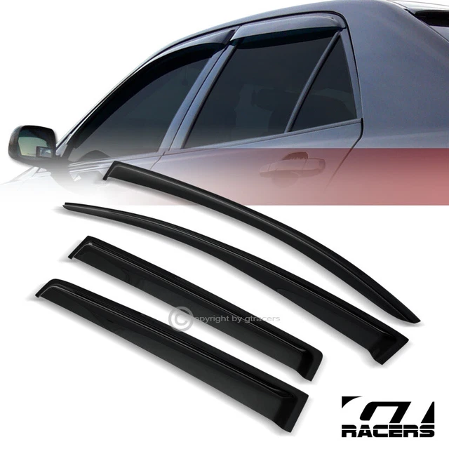For 2013-2016 Chevy Spark Sun/Rain Guard Vent Shade Deflectors Window Visors 4Pc