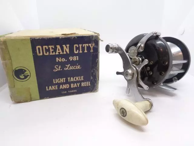 RARE VINTAGE OCEAN City Big Game No 606 6/0 PA Fishing Saltwater Reel Spool  Old $225.00 - PicClick