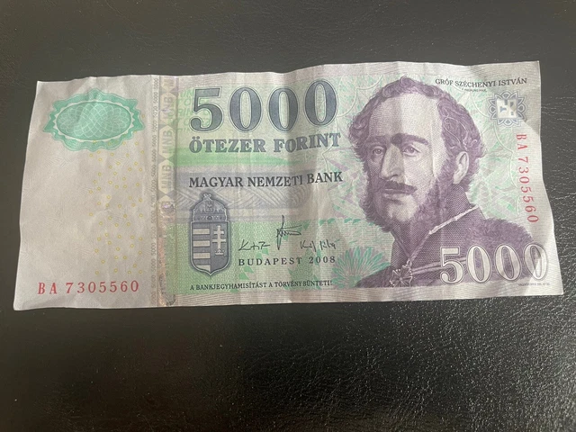 Billet 5000 Forint 2008