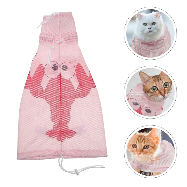1 pieza bolsa de ducha ajustable para gato bolsa de baño bolsa para Home Pet Sh