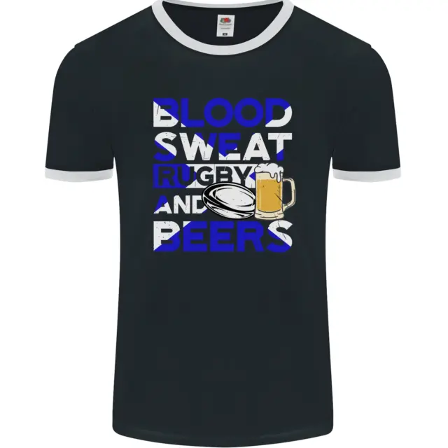 T-shirt lottatore scozzese Scotland Blood Sweat & Beers rugby fotol