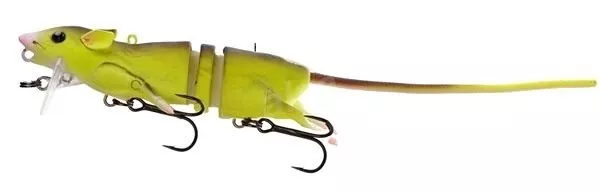 Savage Gear 3D ALBINO OR FLUO YELLOW rats 30cm SURFACE LURES - GET A FREE LURE !