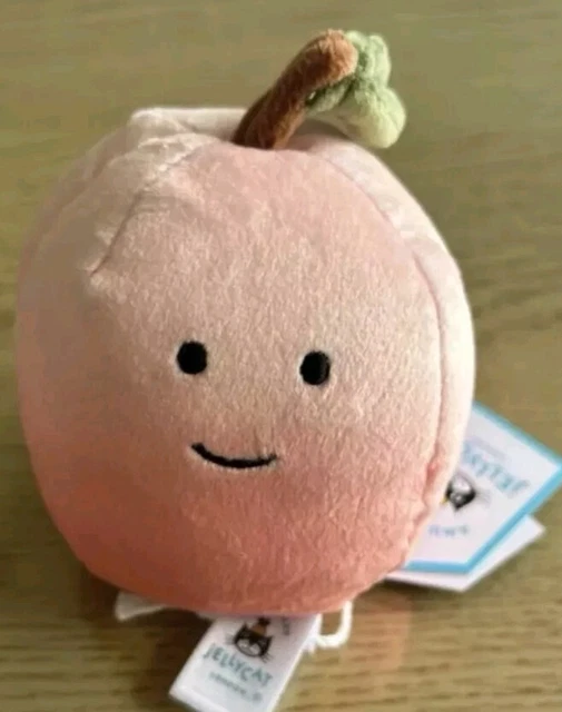 JELLYCAT FABULOUS PEACH Fruit Jelly Cut amuseable Soft Toy £29.99