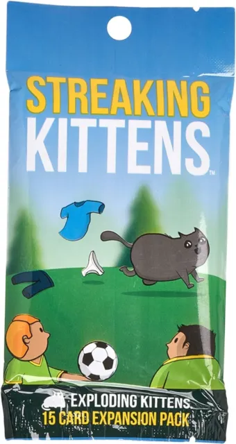 Exploding Kittens Streaking Kittens Expansion Card Game Brand New