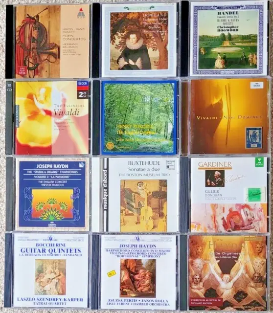 Classical Baroque Music CDs X 12 (13 Discs) Job Lot Bundle