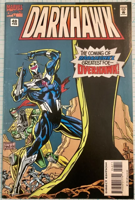 Darkhawk #48 VF+/NM- 1st Appearance Overhawk Final Issues Marvel Comics 1995
