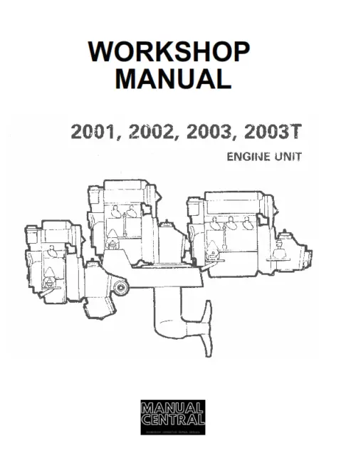 Volvo Penta 2001 2002 2003 2003T Workshop Reprinted