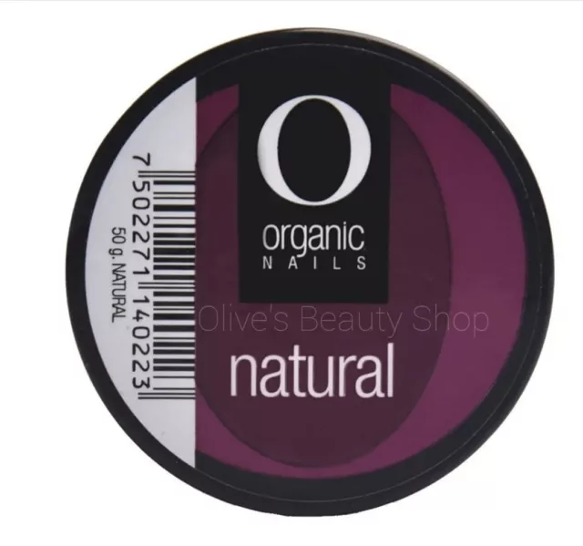 Organic Nails Natural Polvo Acrilico para Uñas 50g 1.76 oz Acrylic Powder