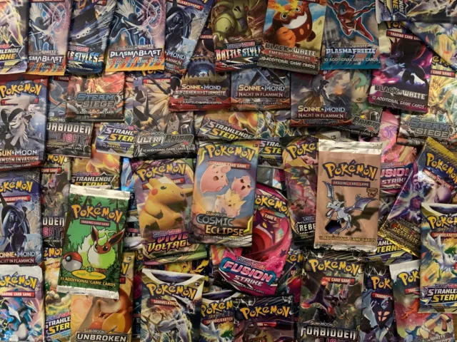 Pokémon Booster Auswahl ENGLISCH neu sealed Sammlung Erweiterung Packung OVP