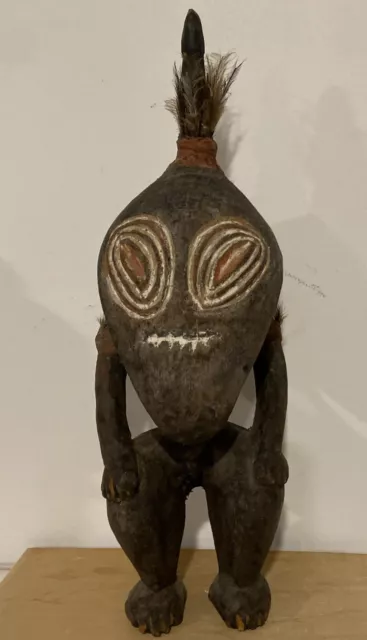 Antique Papua New Guinea Carved Ancestor Figure