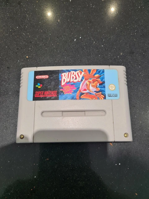 Bubsy Snes Super Nintendo Pal Fah Loose