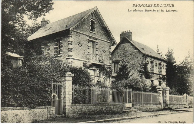 CPA BAGNOLES-de-l'ORNE TESSE la Maison Blanche et les Liserons (150861)