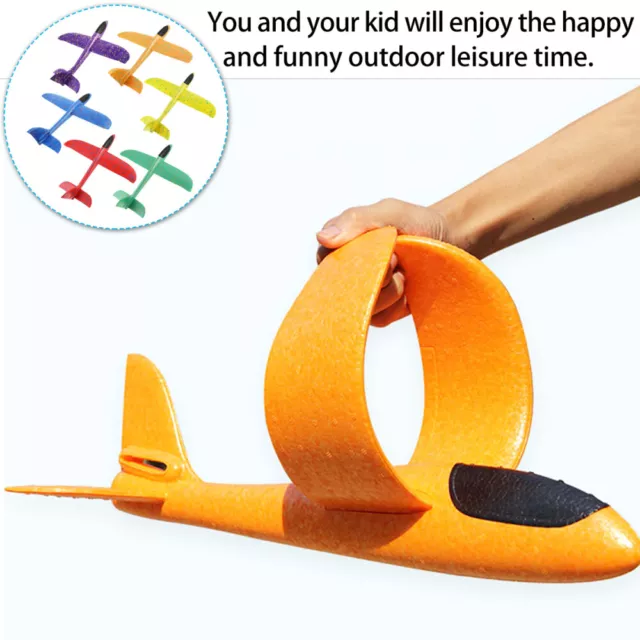 48cm EPP Foam Hand Throw Airplane Outdoor Launch Glider Plane Kid Toy Gift 3