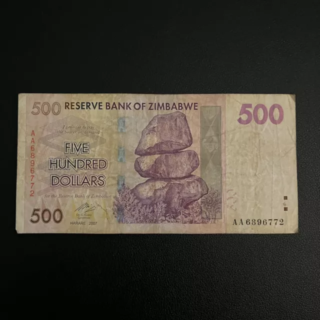 Lote de billetes de Zimbabue moneda mundial 06e dinero