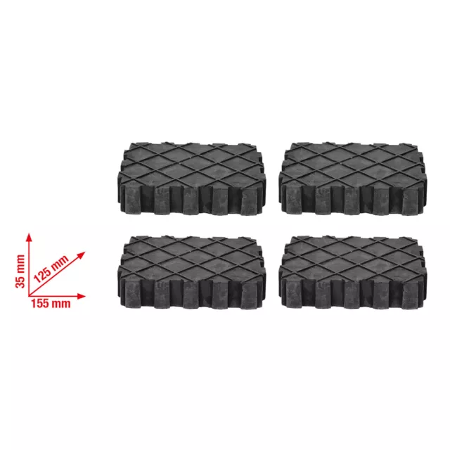 KS Tools Universel Gummiauflagen-Satz pour Ascenseurs,4-tlg,160.0391-TD