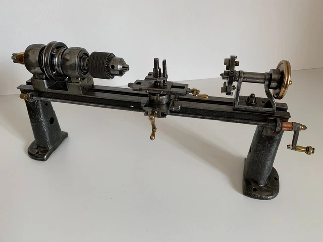 Metalli Tornio Orologiaio Usato ANTICO TORNIO DA Orologiaio