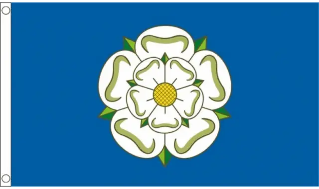 Yorkshire New Flag 3 X 2 FT - 100% Polyester With Eyelets - English County