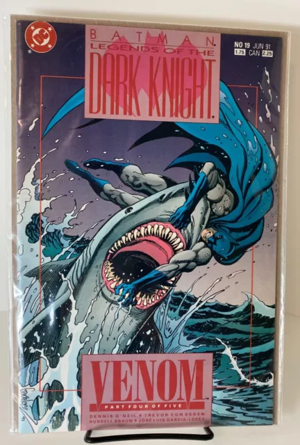 Batman: Legends of the Dark Knight #19 DC comics Venom Part 4 of 5 June 1991