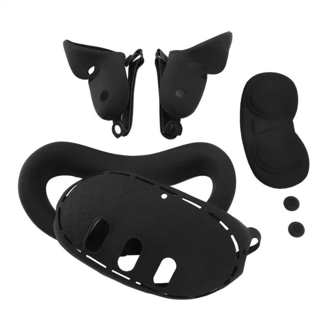 Silicone VR Case Cover Set Skin Friendly Complete Kit Meta Quest3 With