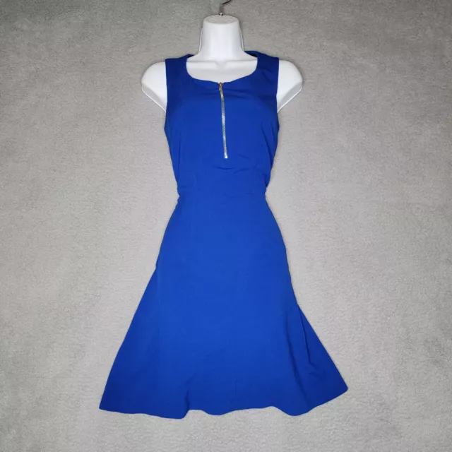 Nine West Women’s Dress Size 4 Royal Blue Sleeveless Fit N Flare Short Party